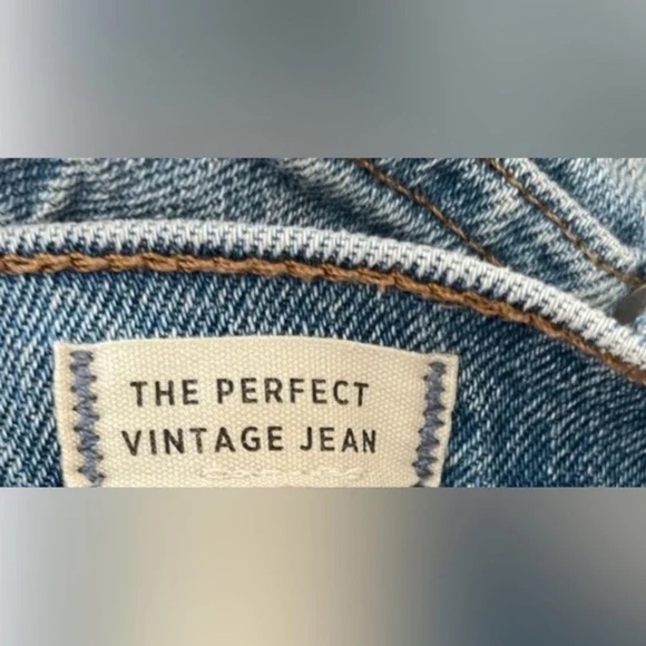 The Perfect Vintage Jean in light Blue Wash: Raw-Hem Edition sz 29 - Picture 7 of 9